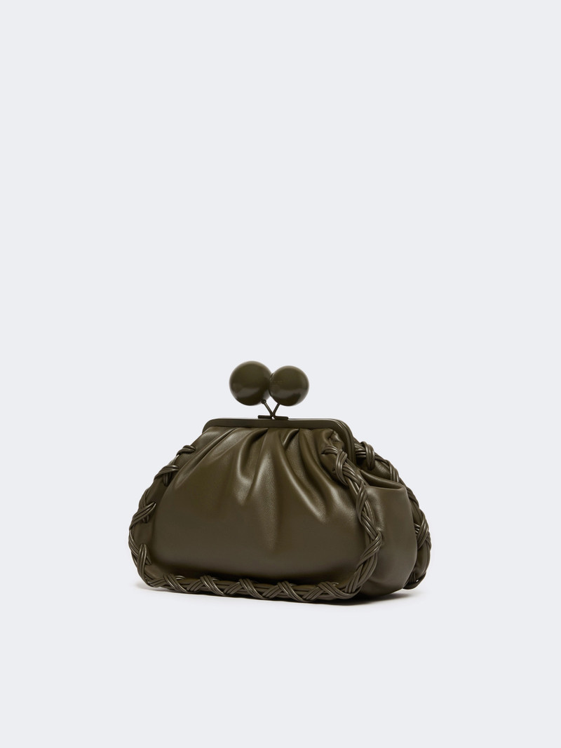 WEEKEND Max Mara Medium Nappa leather Pasticcino Bag - KAKI outlook