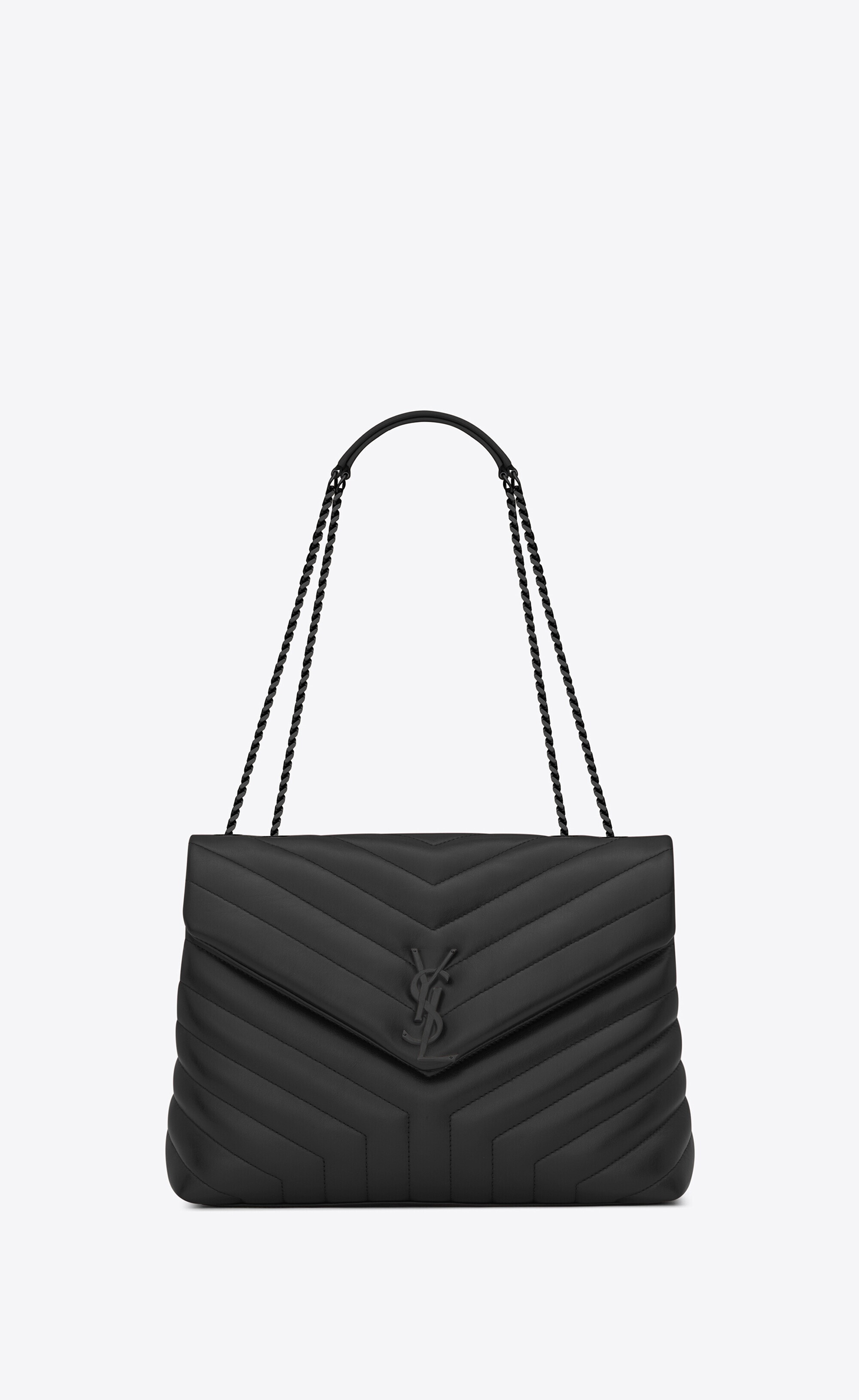 loulou medium bag in matelassé "y" leather - 1