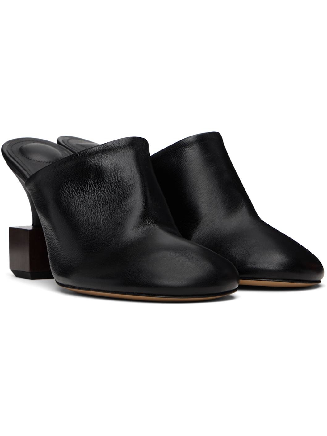 Black 'The Bisou' Mules - 4