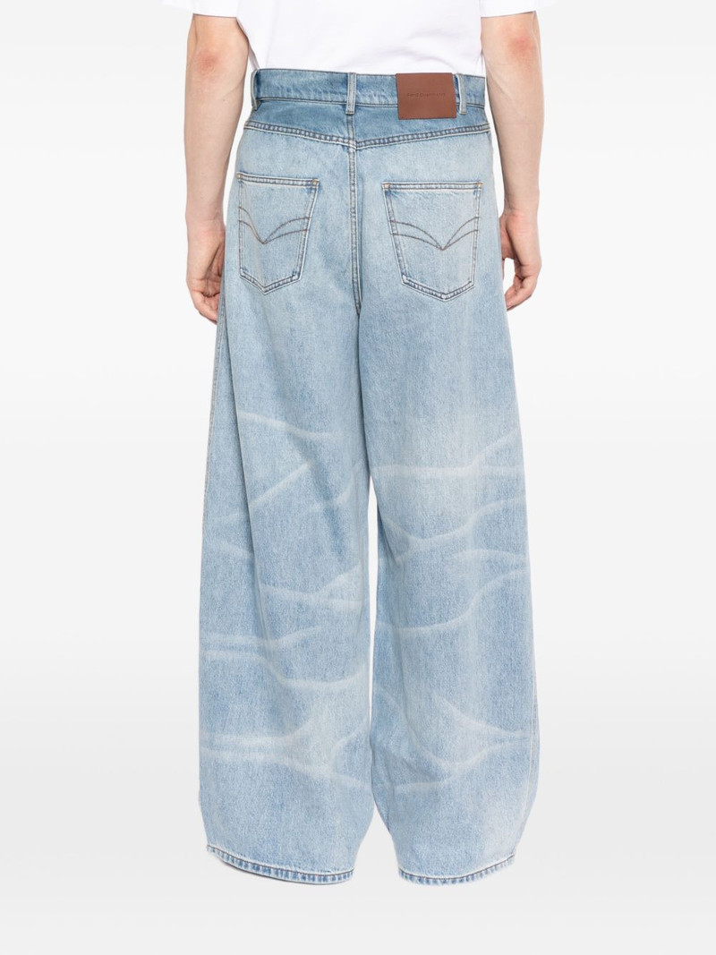pattern wide-leg jeans 4