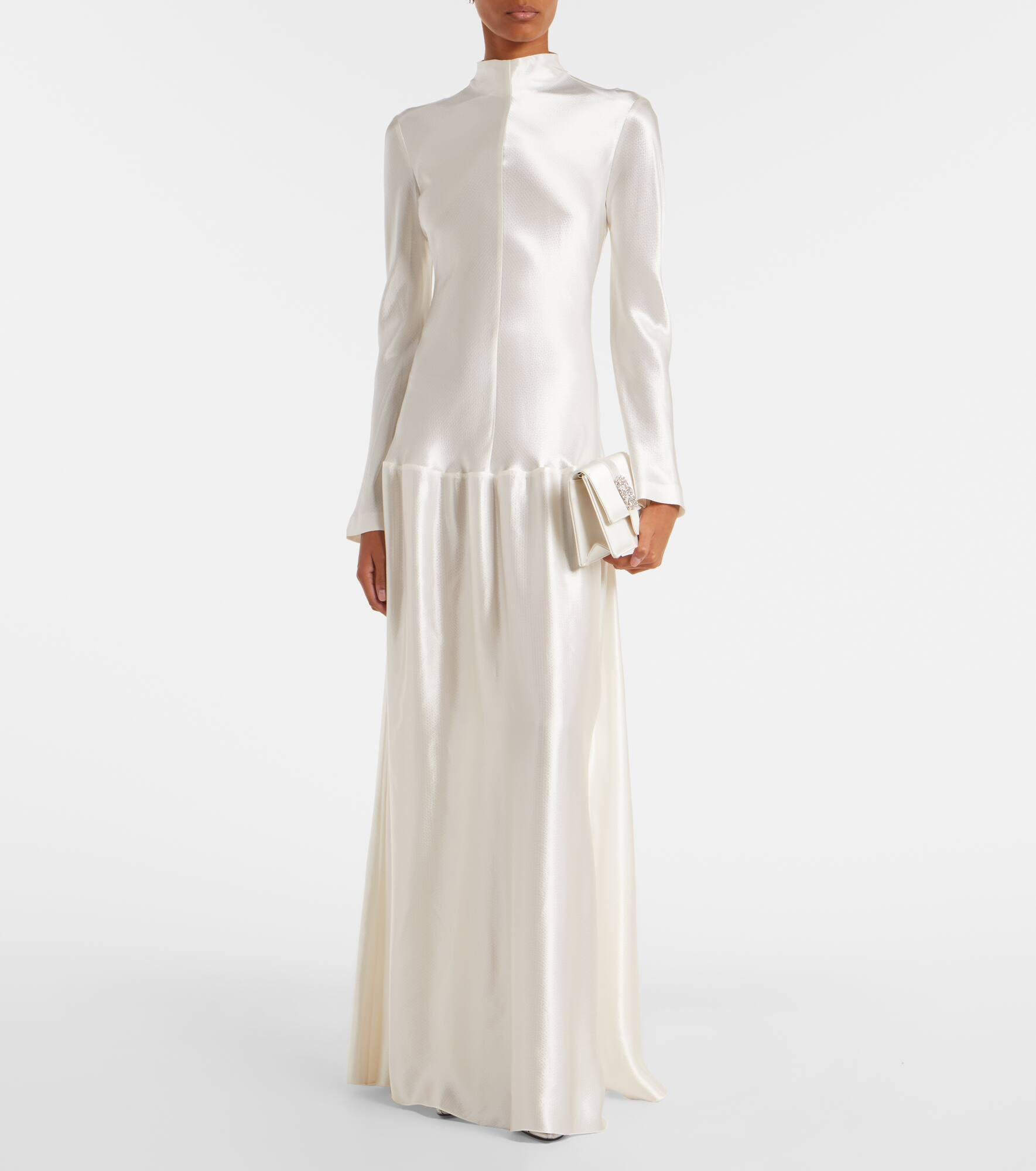 Mila satin maxi dress - 2