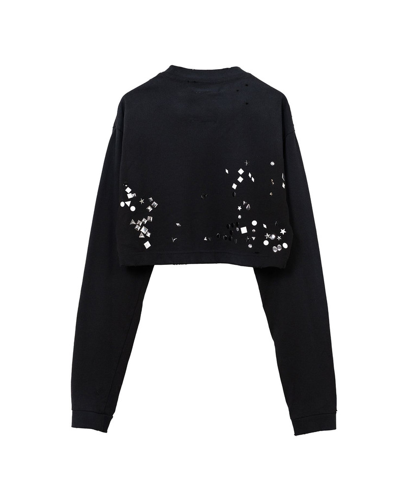Embellished Cropped Long Sleeve T-shirt 27