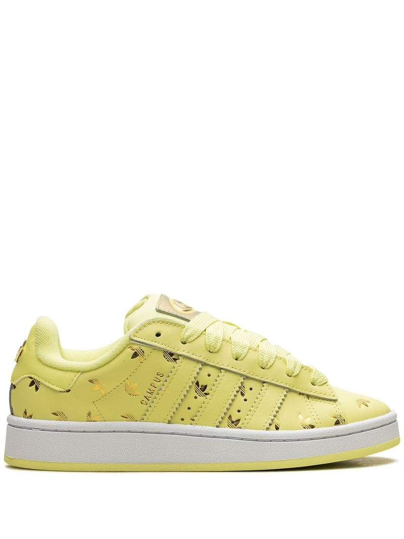 Campus 00s "Allover Debossed Trefoils-Pulse Yellow" sneakers - 1