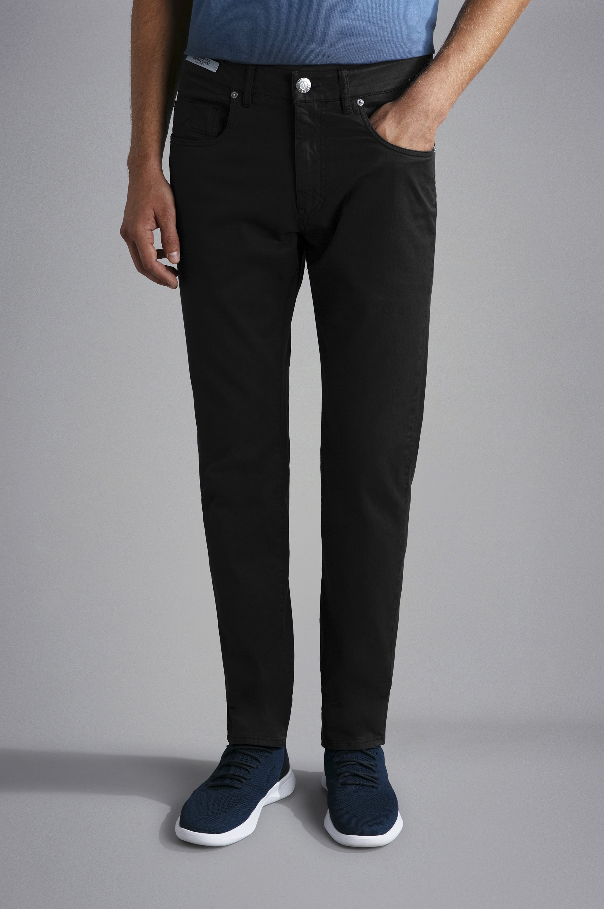 CHINO TENCEL COTTON STRETCH 5 POCKETS TROUSERS - 6