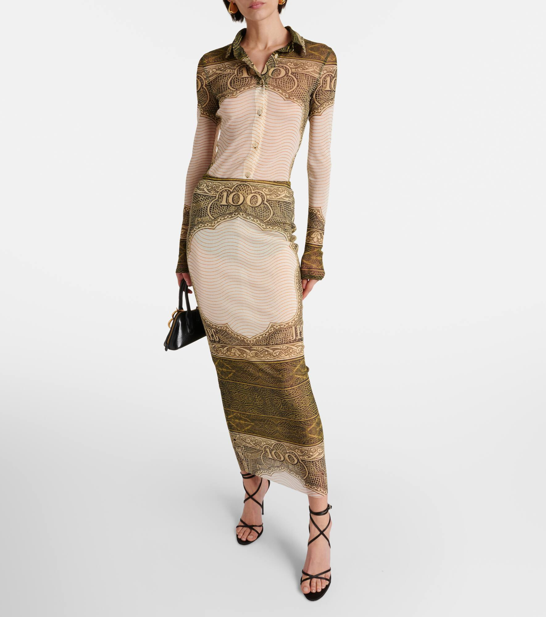 Printed maxi skirt - 2
