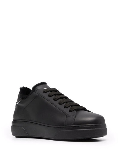 DSQUARED2 Bumper low-top leather sneakers outlook