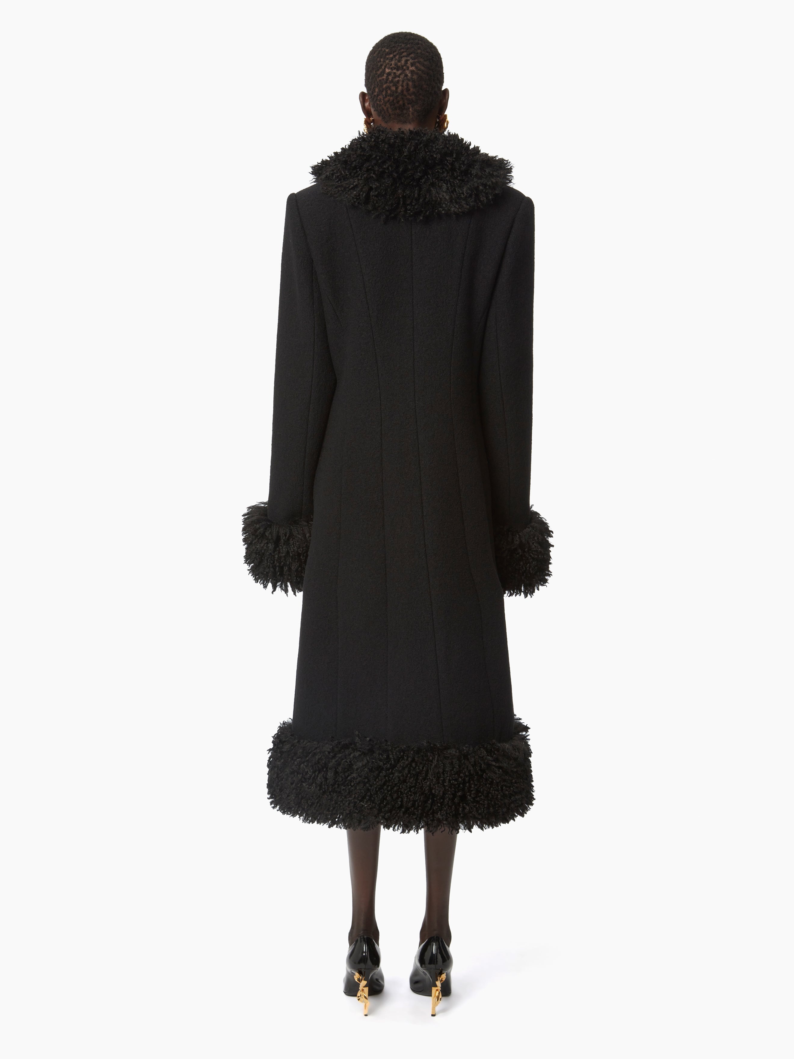 LONG COAT IN WOOL - 4