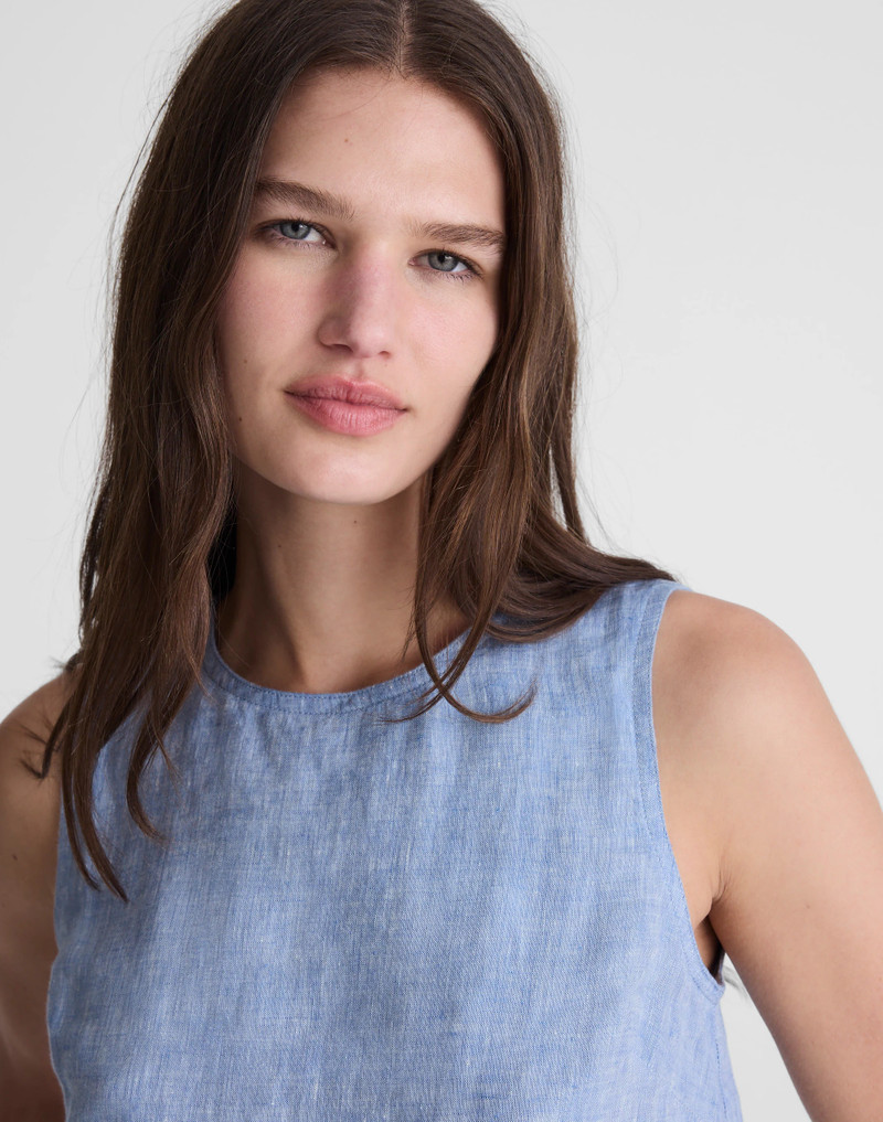 Shell Top in 100% Linen 2