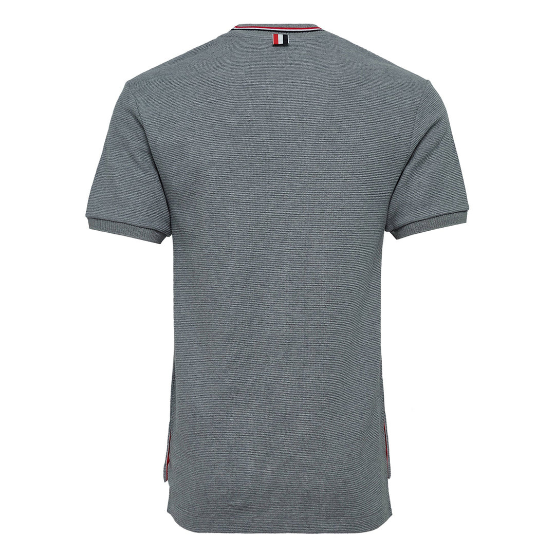 Short Sleeve Rib Cuff Tee - 2
