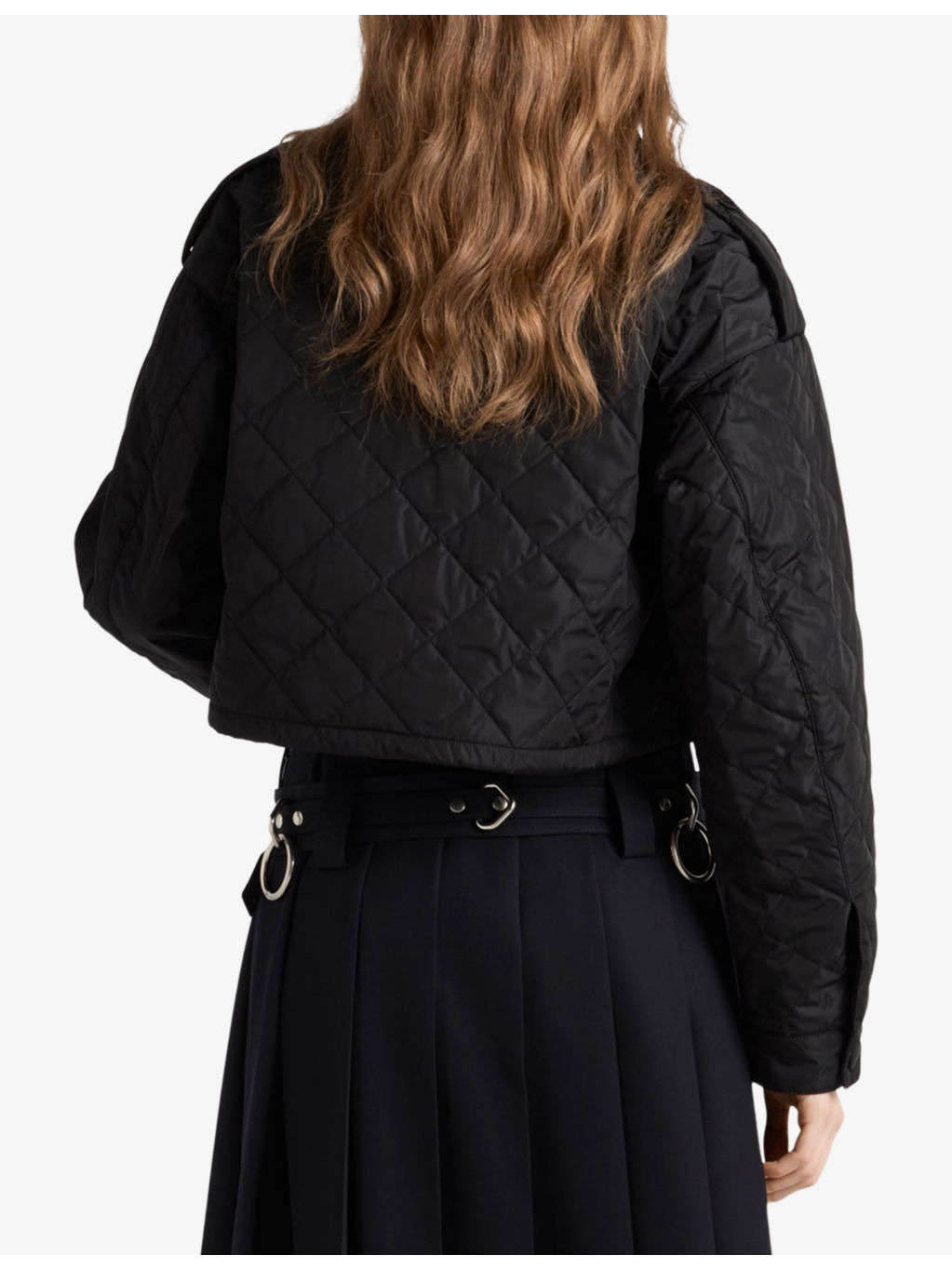 Re Nylon Logo-Embellished Quilted Woven Blouson Jacket - 4
