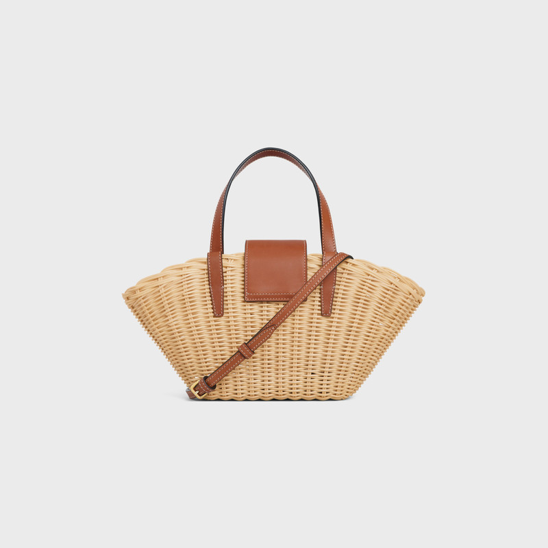 TEEN COUFFIN in WICKER AND NATURAL CALFSKIN 3