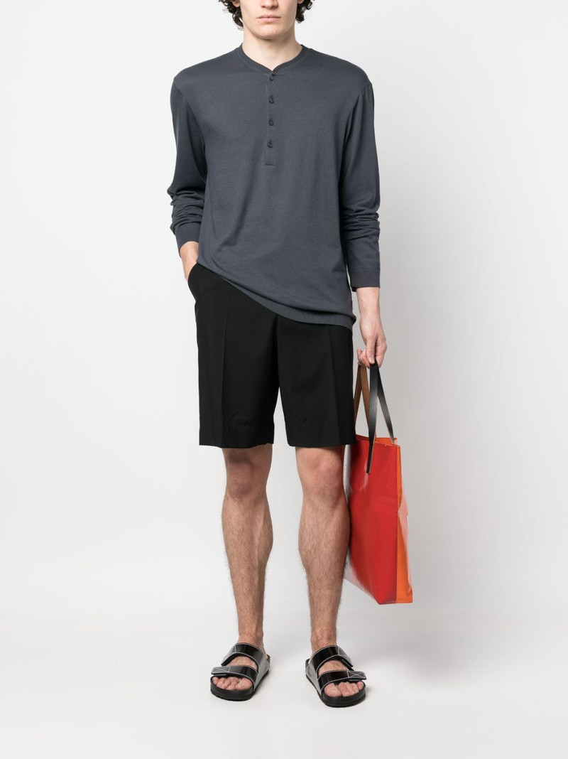 ORLEBAR BROWN plain short-button jersey outlook