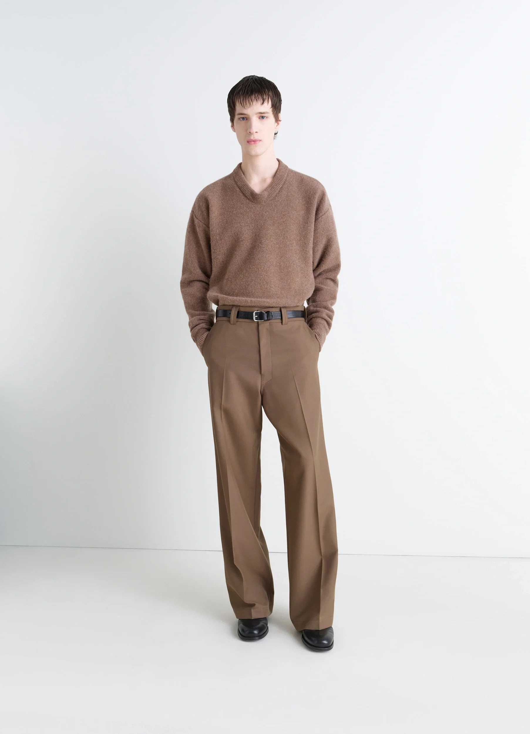 BOXY V NECK SWEATER - 3