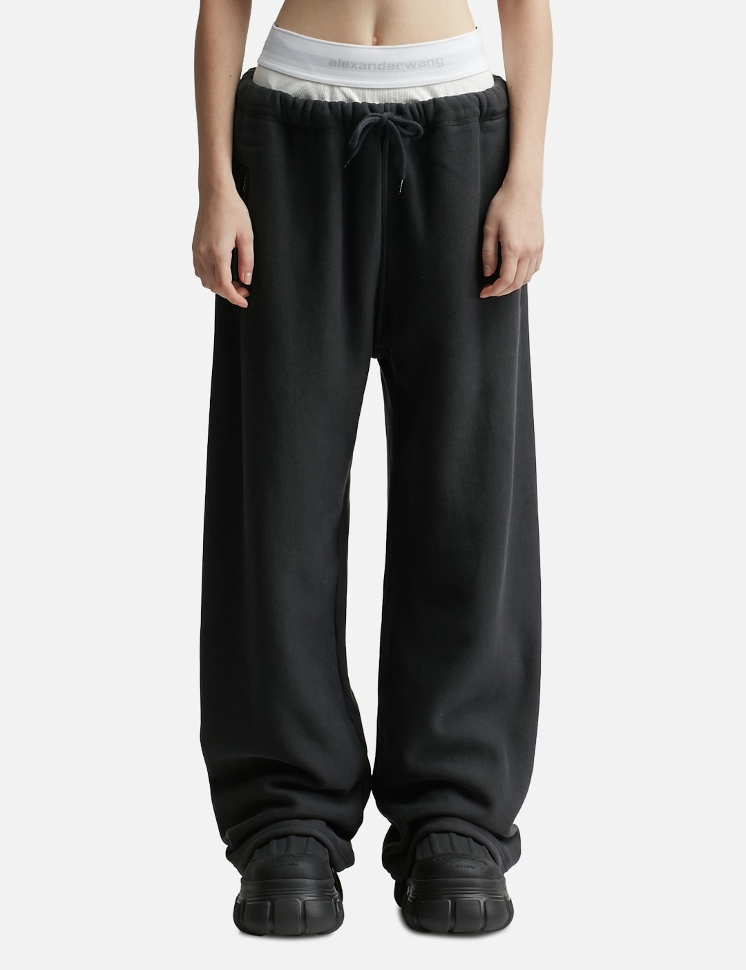 WIDE LEG SWEATPANTS - 1