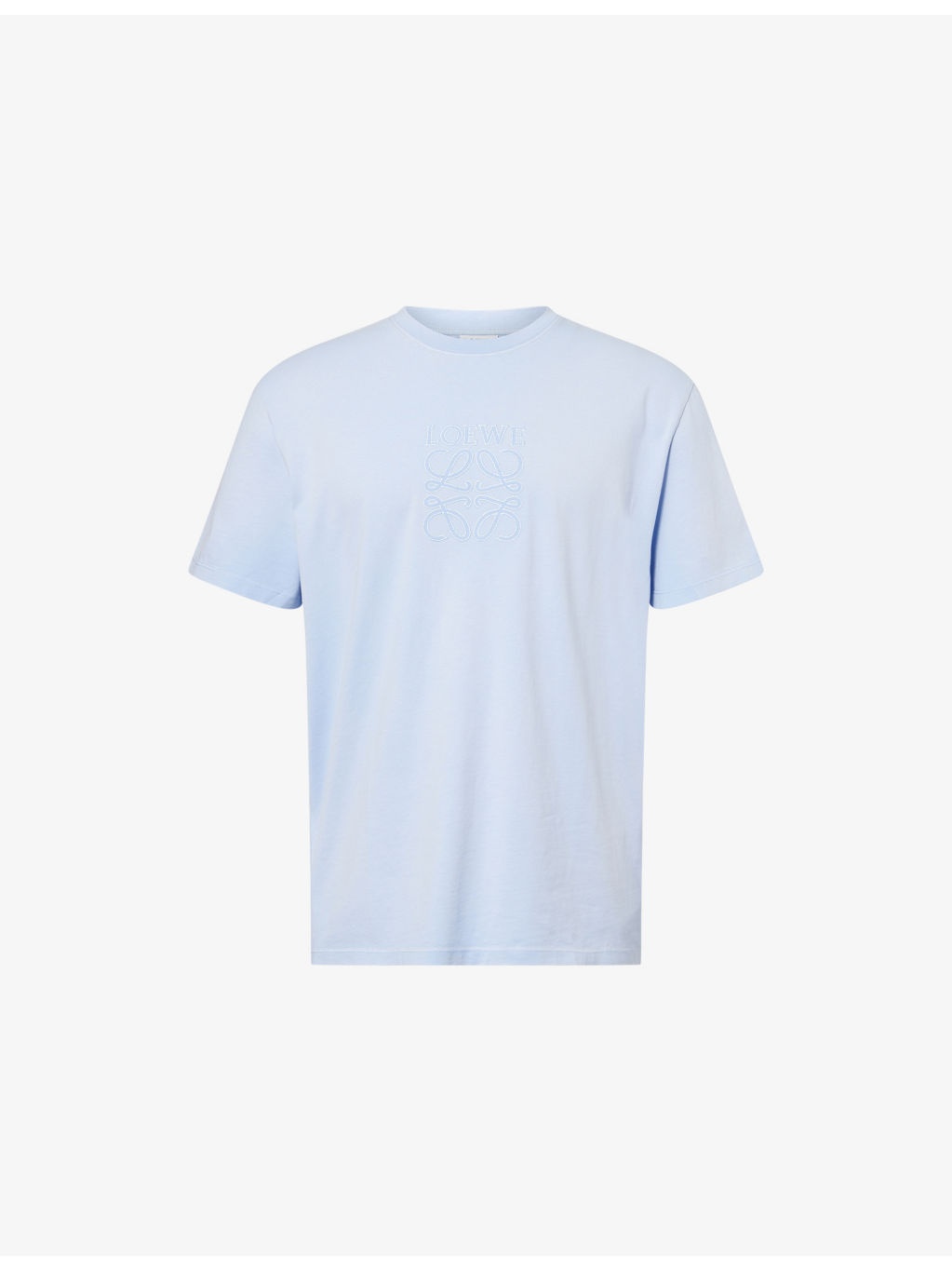 Brand-Embroidery Relaxed-Fit Cotton-Jersey T-Shirt - 1