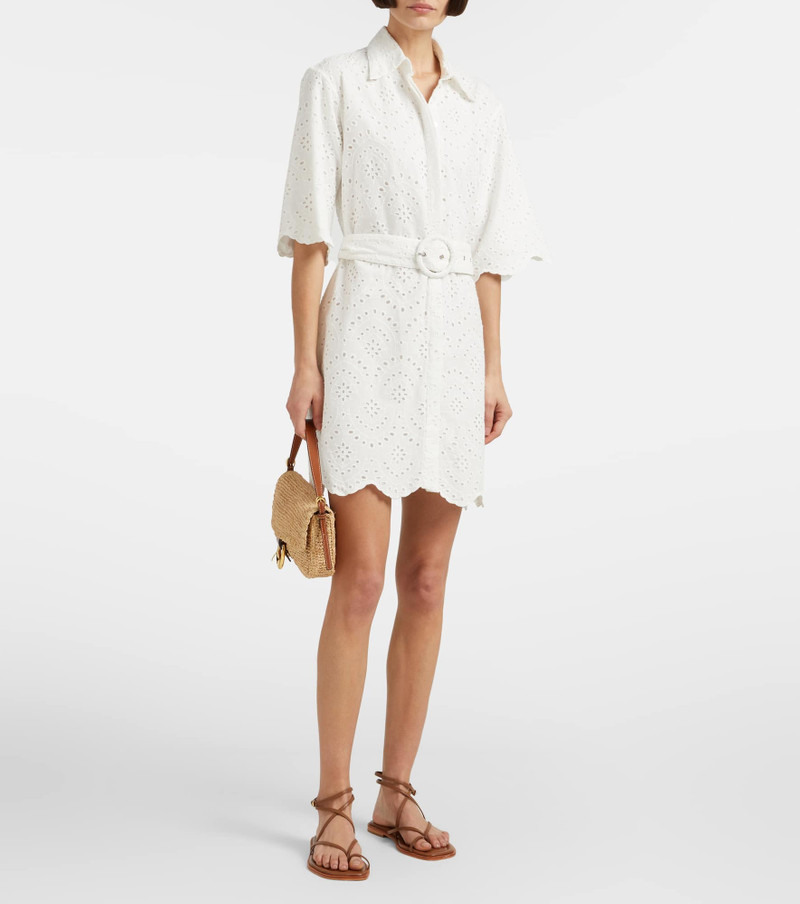 Poupette St Barth Elis cotton broderie anglaise minidress outlook