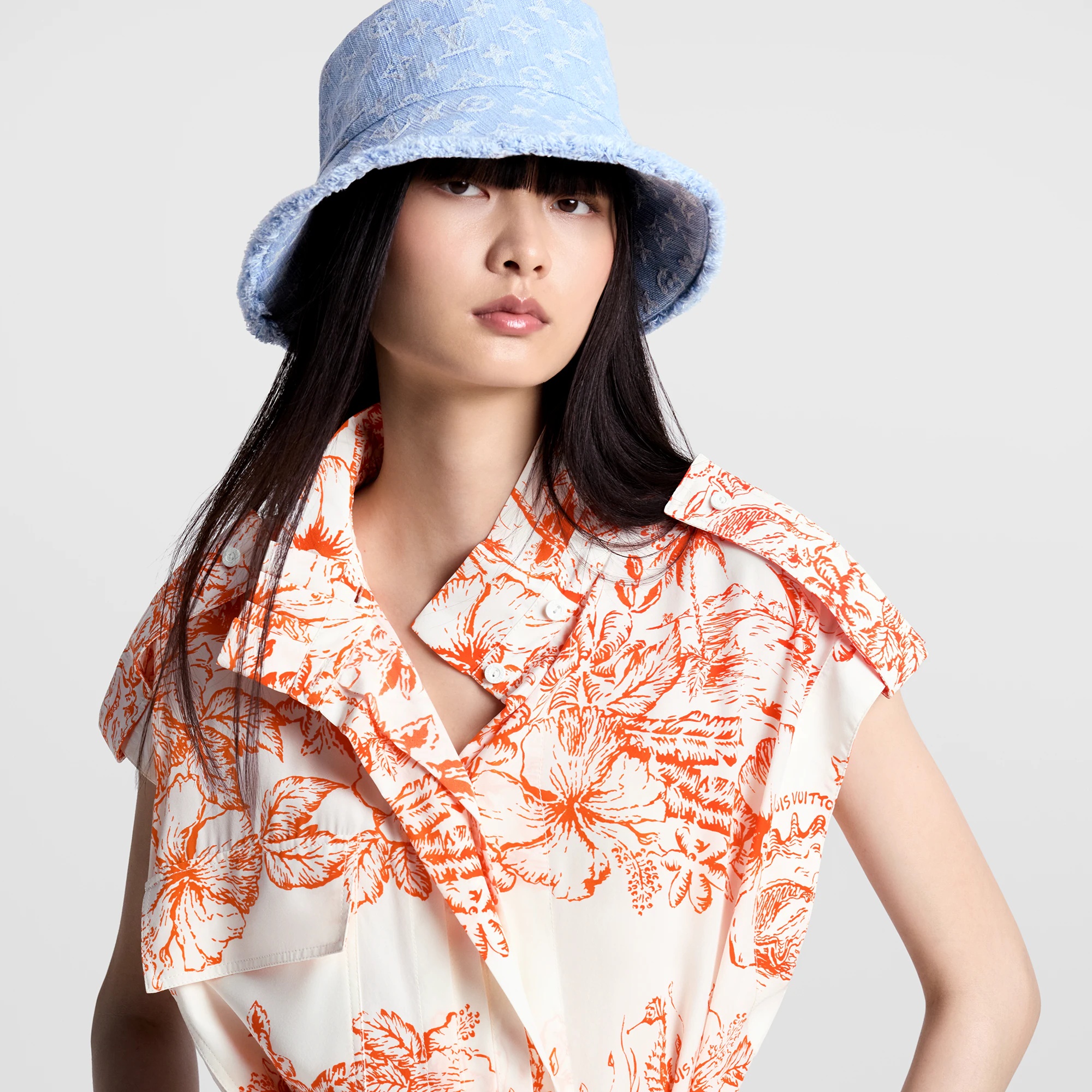 Tropical Floral Shirt Dress - 2
