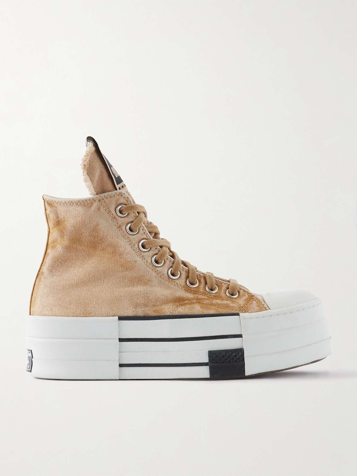 + Converse DRKSHDW DBL DRKSTAR canvas high-top sneakers - 1