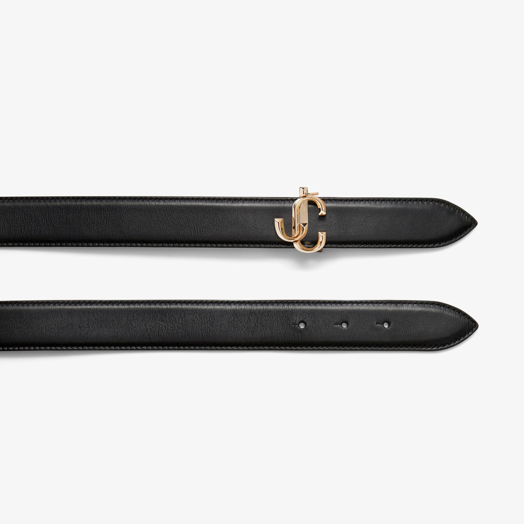 Felisa
Black Leather Belt with JC Emblem - 3