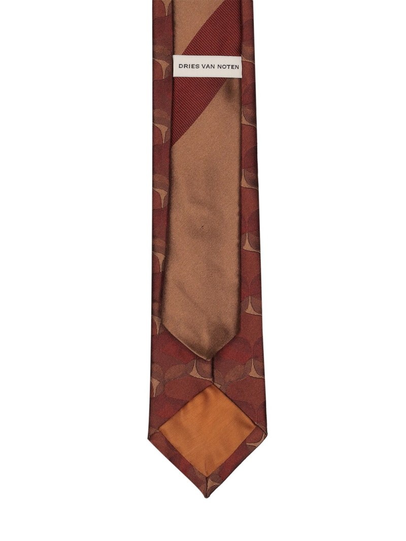 Printed silk tie - 2