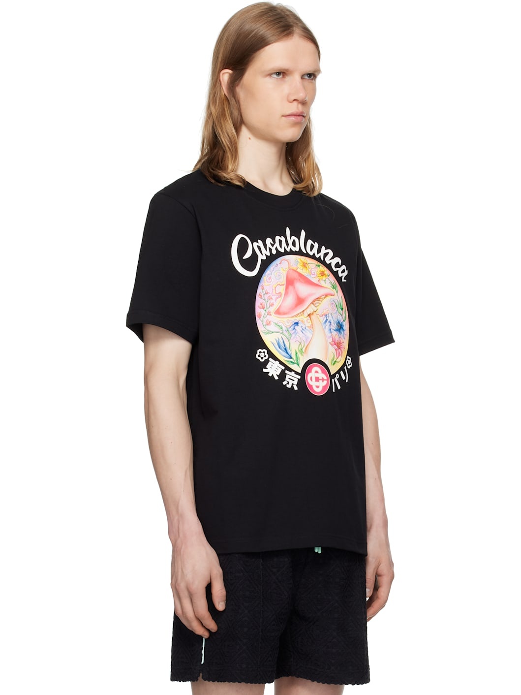Black Mushroom Emblem T-shirt - 2