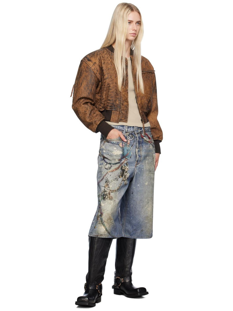 Acne Studios Taupe Garment-Dyed T-Shirt outlook