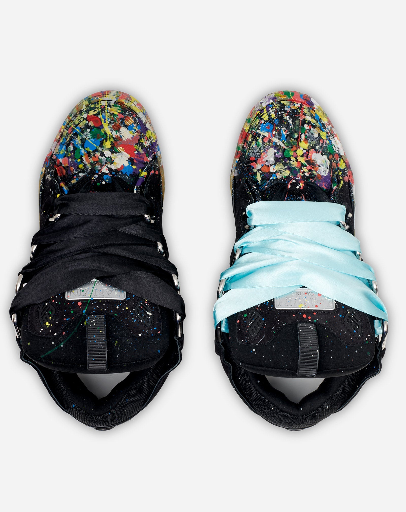 GALLERY DEPT. X LANVIN LEATHER CURB SNEAKERS - 4