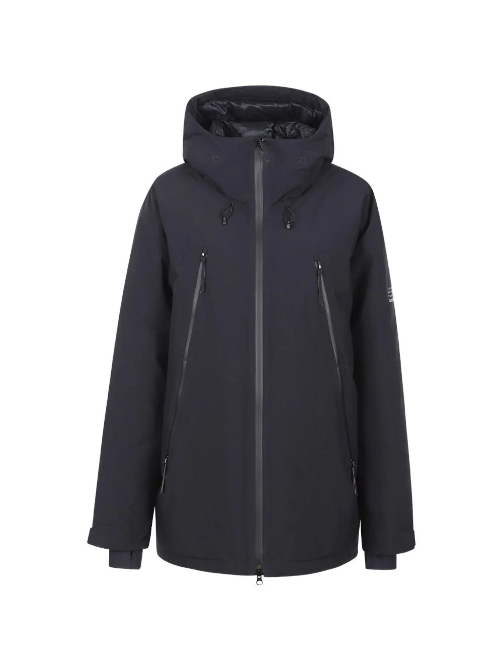 hooded zip coat - 1