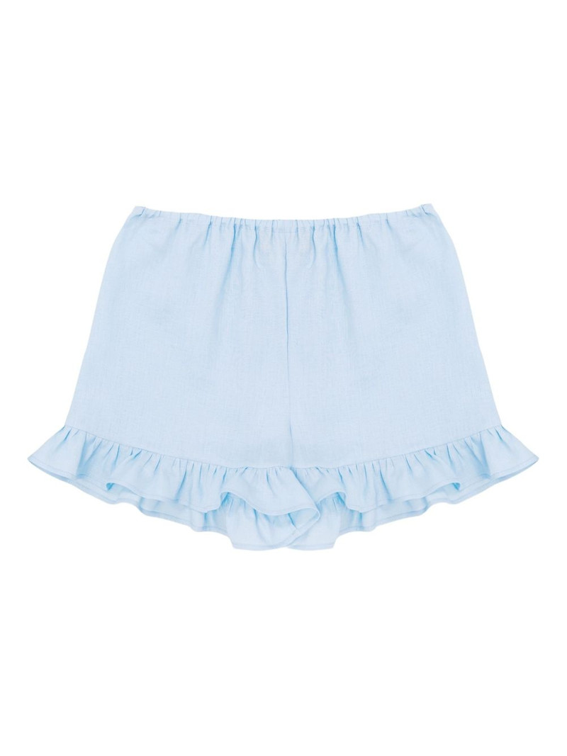 Cha Cha ruffled-hem 반바지 세트 1