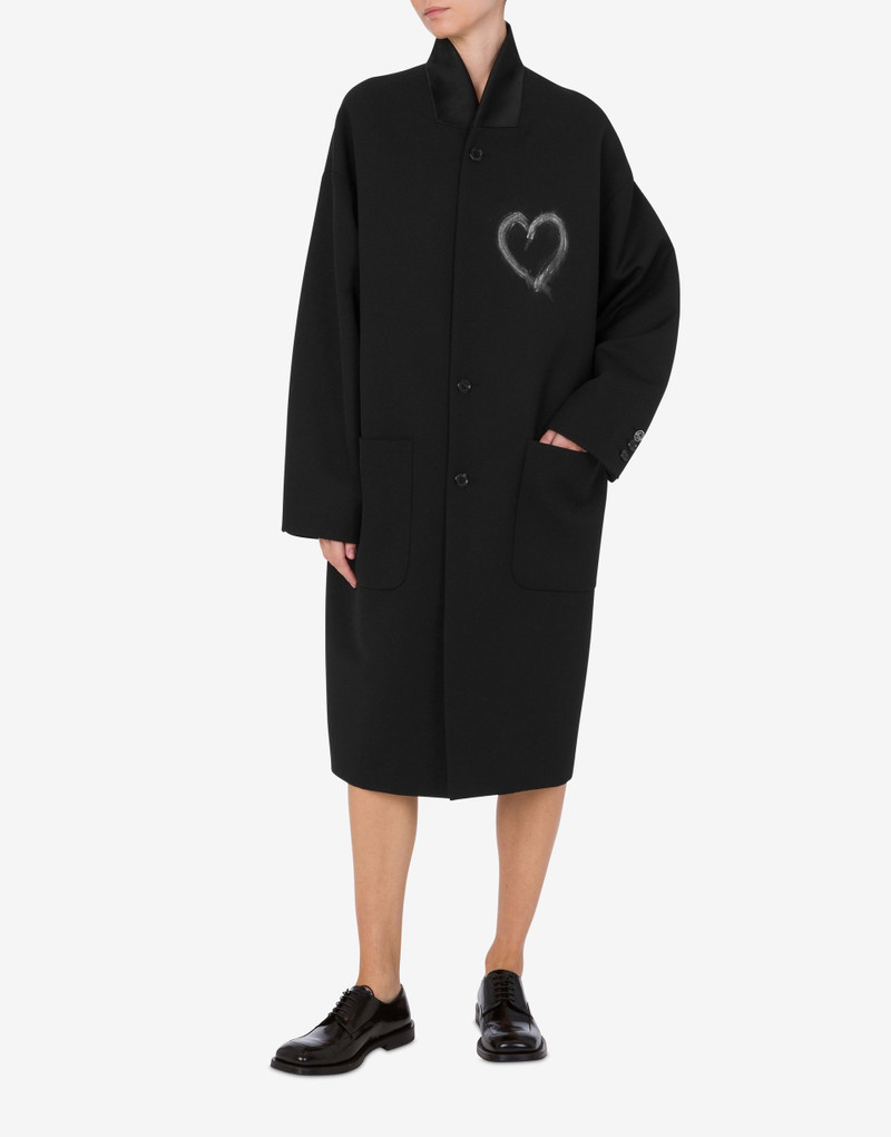 DIAGONAL WOOL-BLEND COAT 1