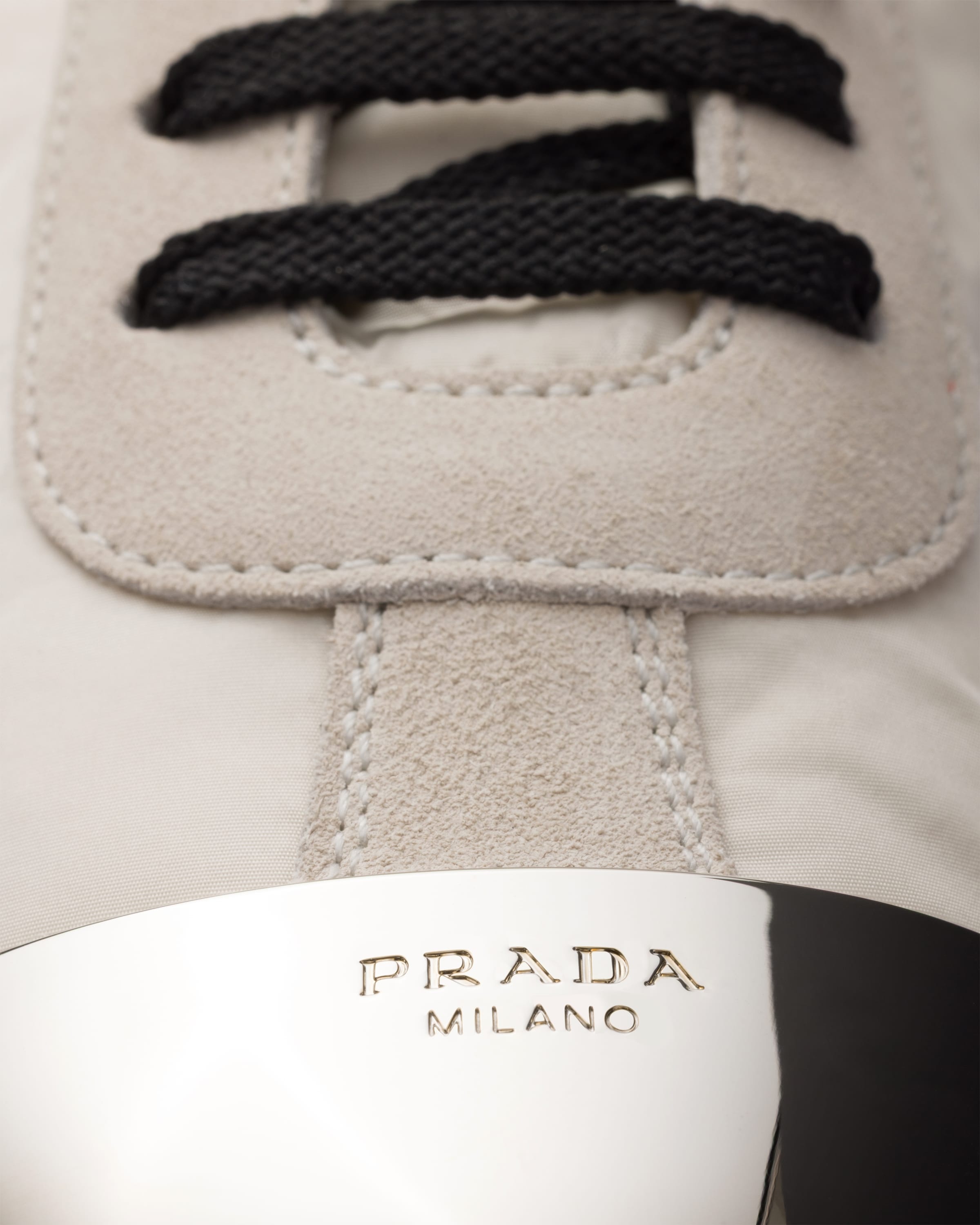 Collapse Re-Nylon and suede sneakers with metal toecap - 6