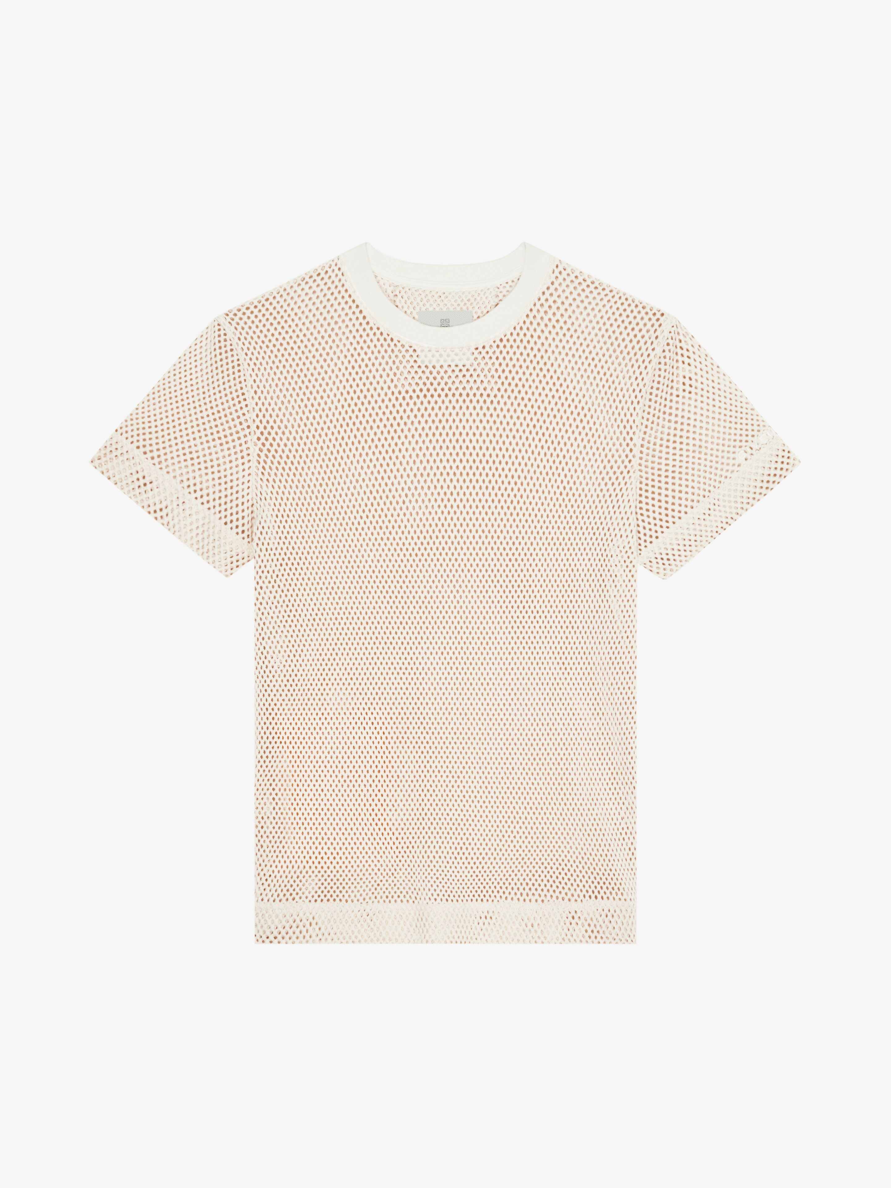 EXTRA SLIM FIT T-SHIRT IN MESH - 1