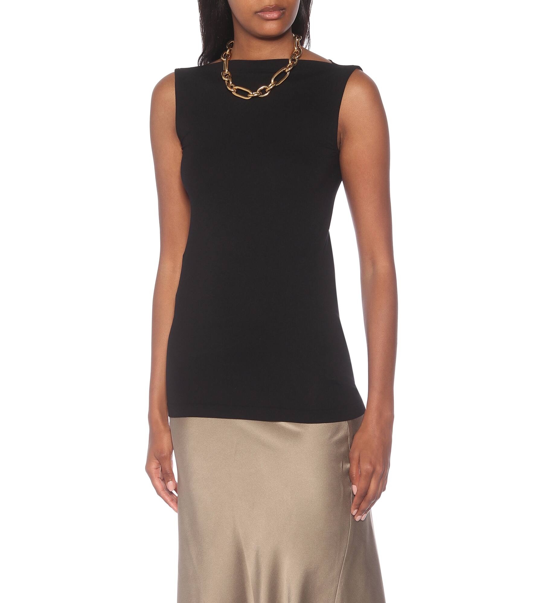 Aurora stretch-jersey tank top - 5