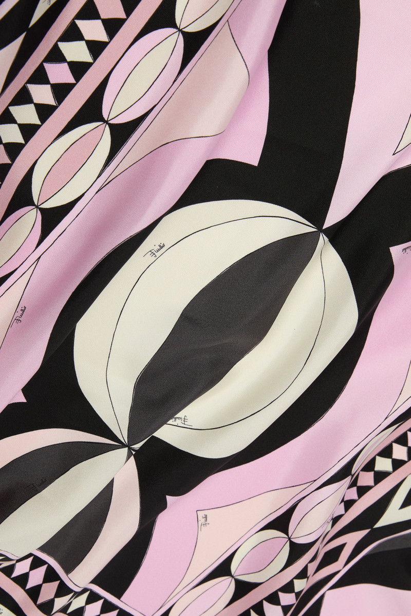 COLLANE PRINT TRIANGLE SILK SCARF 3