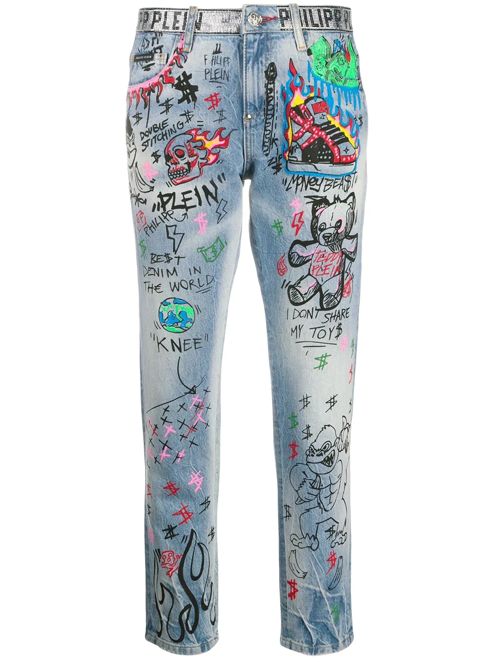 Art 5 Graffiti boyfriend jeans - 1