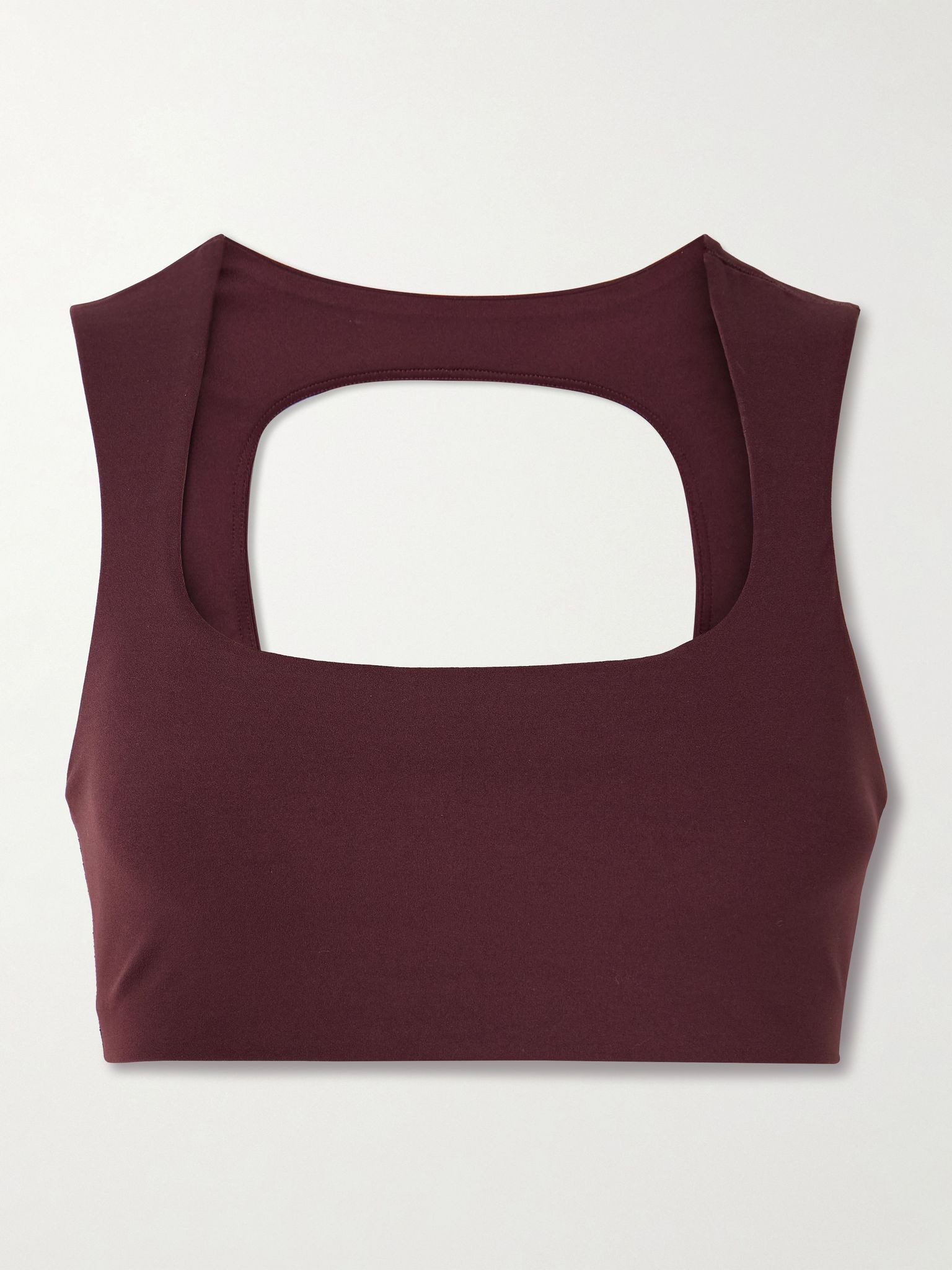 Zenvy cutout Dri-FIT InfinaSoft sports bra Burgundy - 1