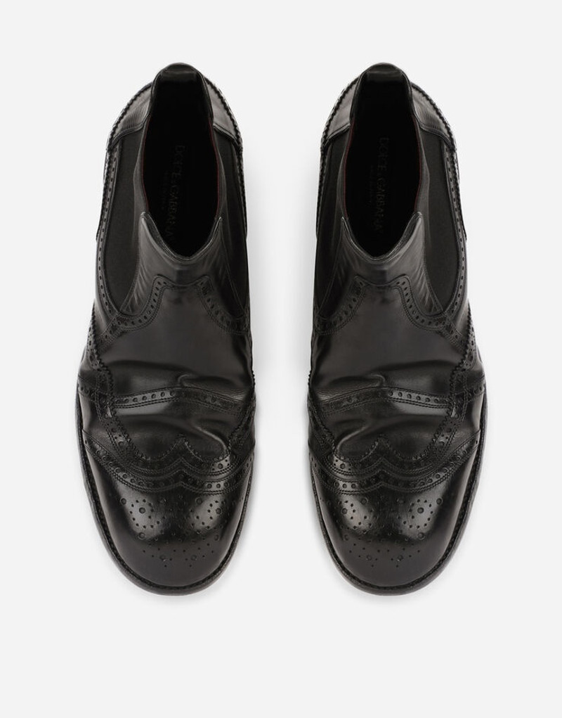 Dip-coated calfskin boots 4