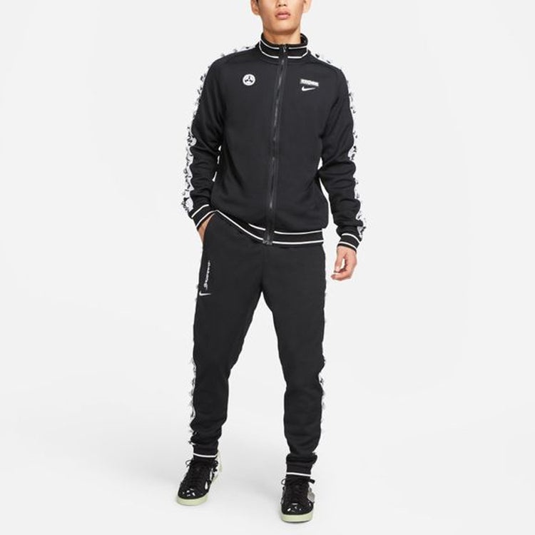 Men's Nike x ACRONYM Crossover Contrasting Colors Stripe Elastic Waistband Sports Pants/Trousers/Jog - 3