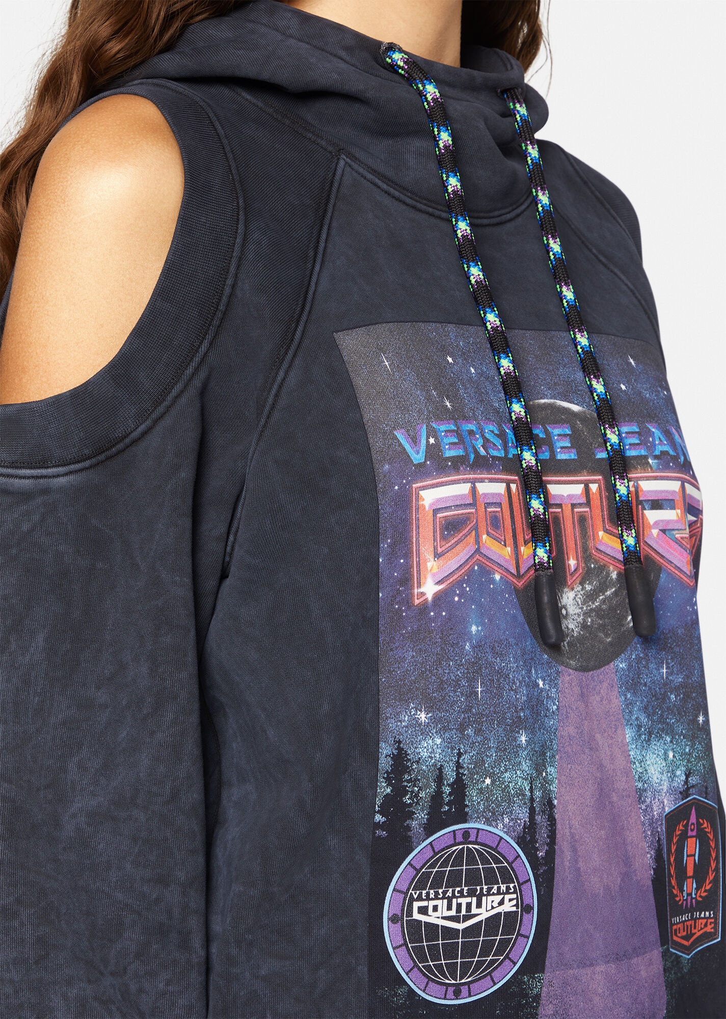 Galaxy Couture Cutout Hoodie - 5