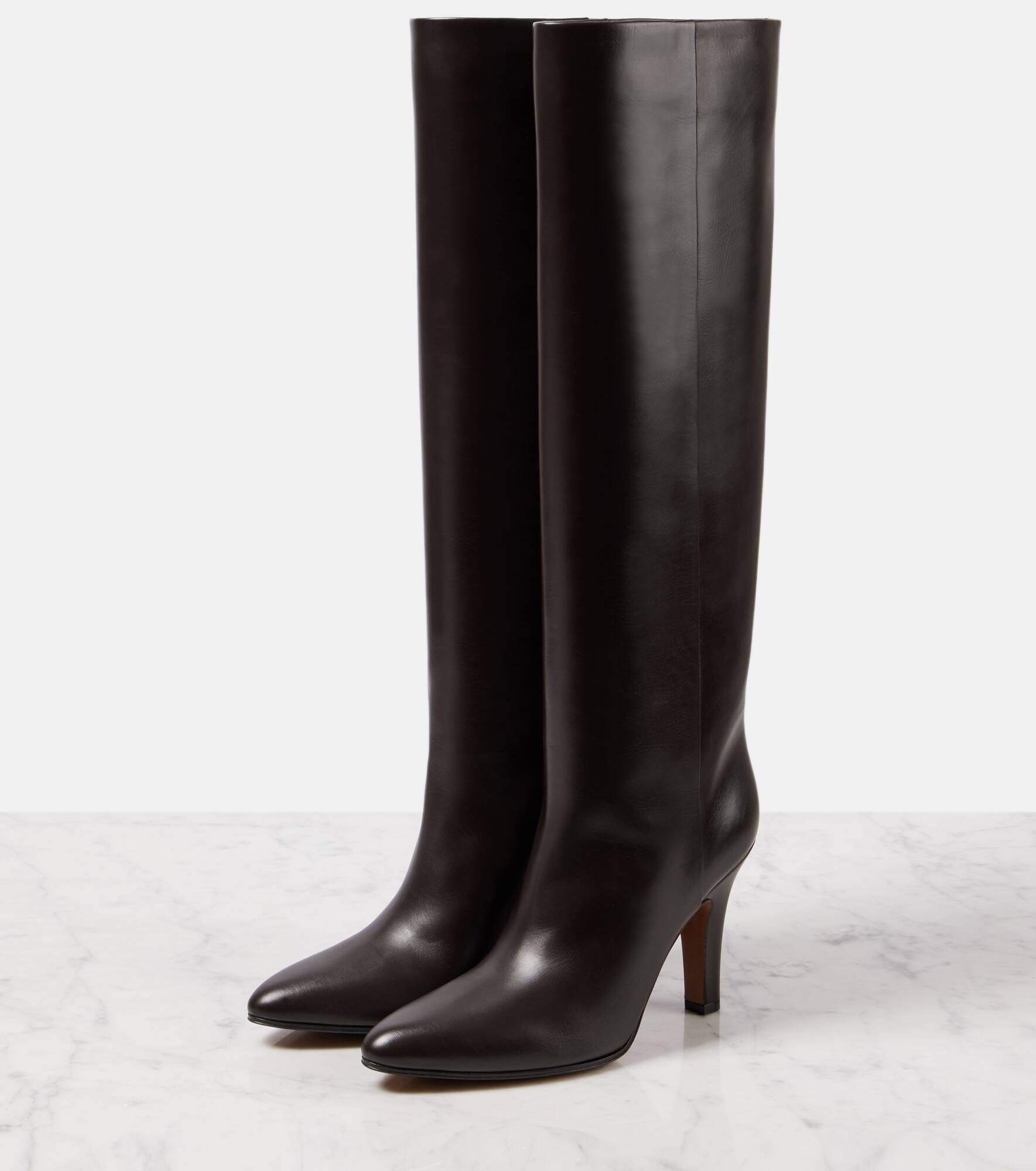 Prudence leather knee-high boots - 3