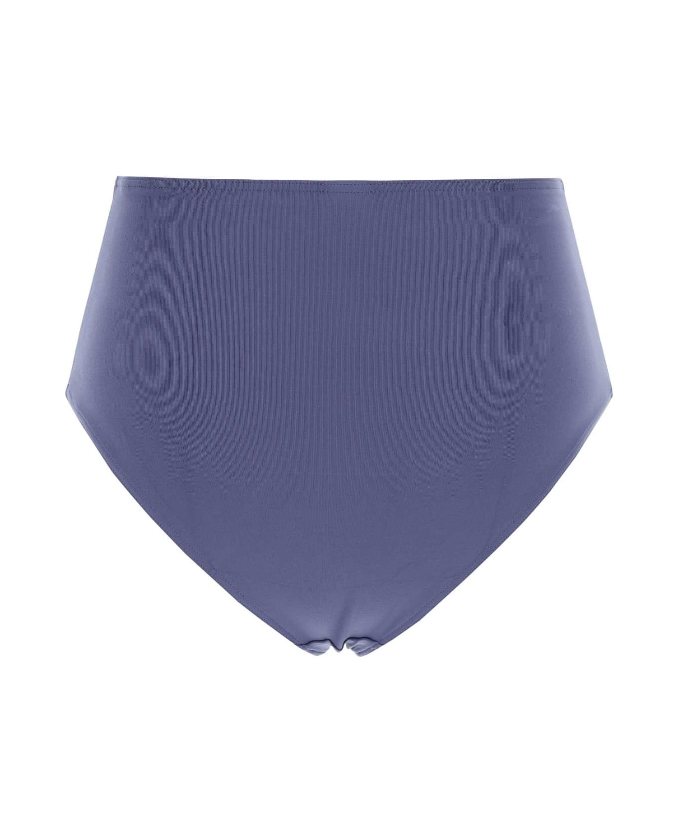 Blue Stretch Nylon Remember Bikini Bottom - 2