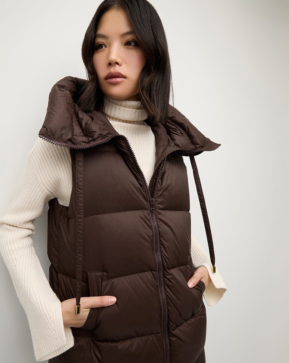 BRIA PUFFER VEST - 4