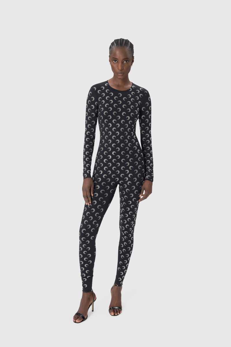 Marine Serre Recycled Moon Strass Jersey Catsuit outlook