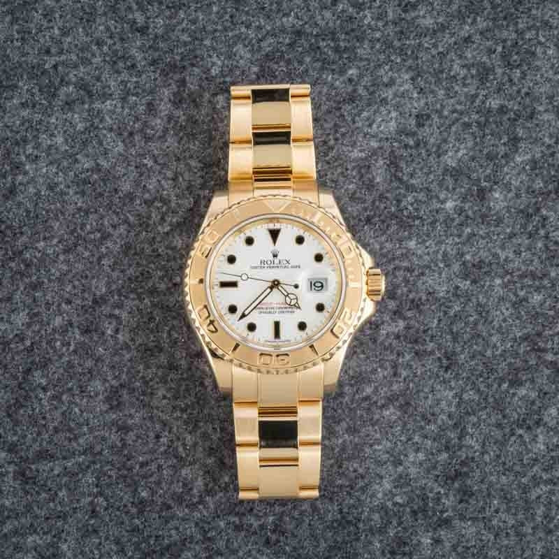 181248 Pre-owned Rolex Yacht-Master 16628 18k Yellow Gold - 5
