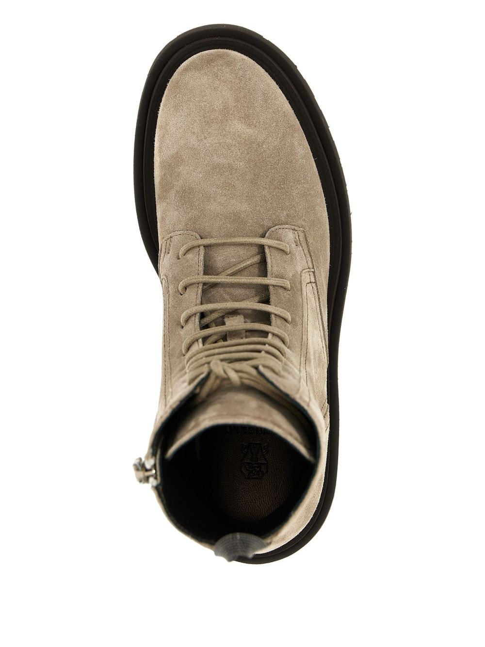 Monile suede combat boots - 4