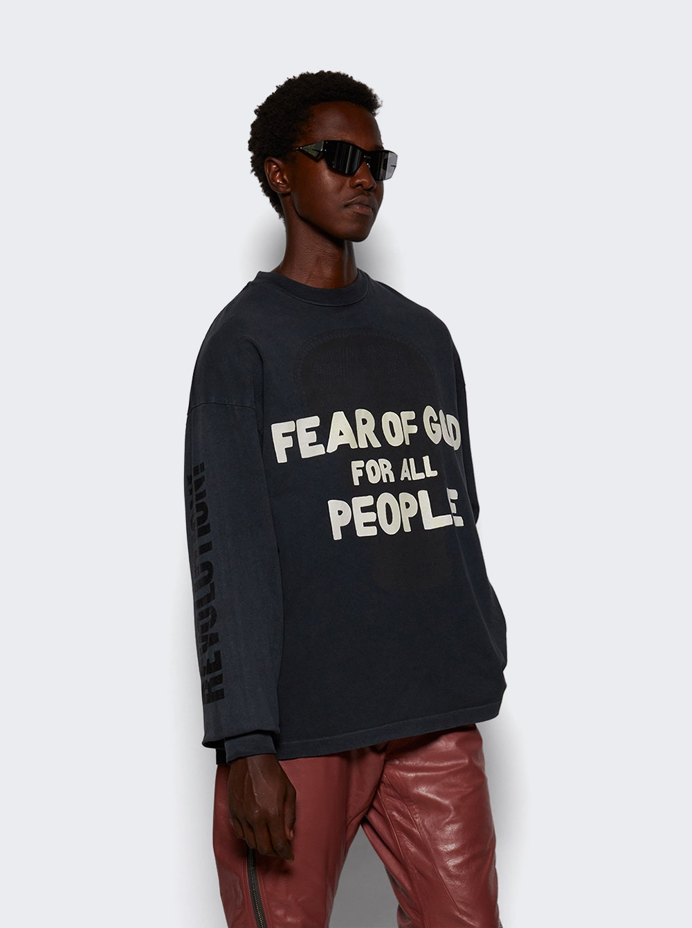 Relaxed Long Sleeve Future Tee Black - 2