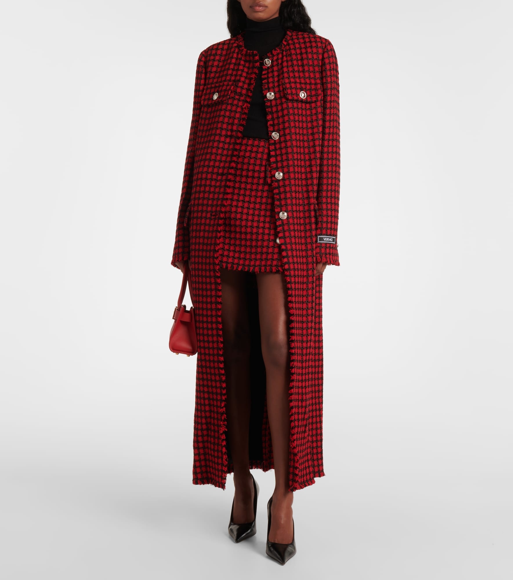Checked tweed miniskirt - 2