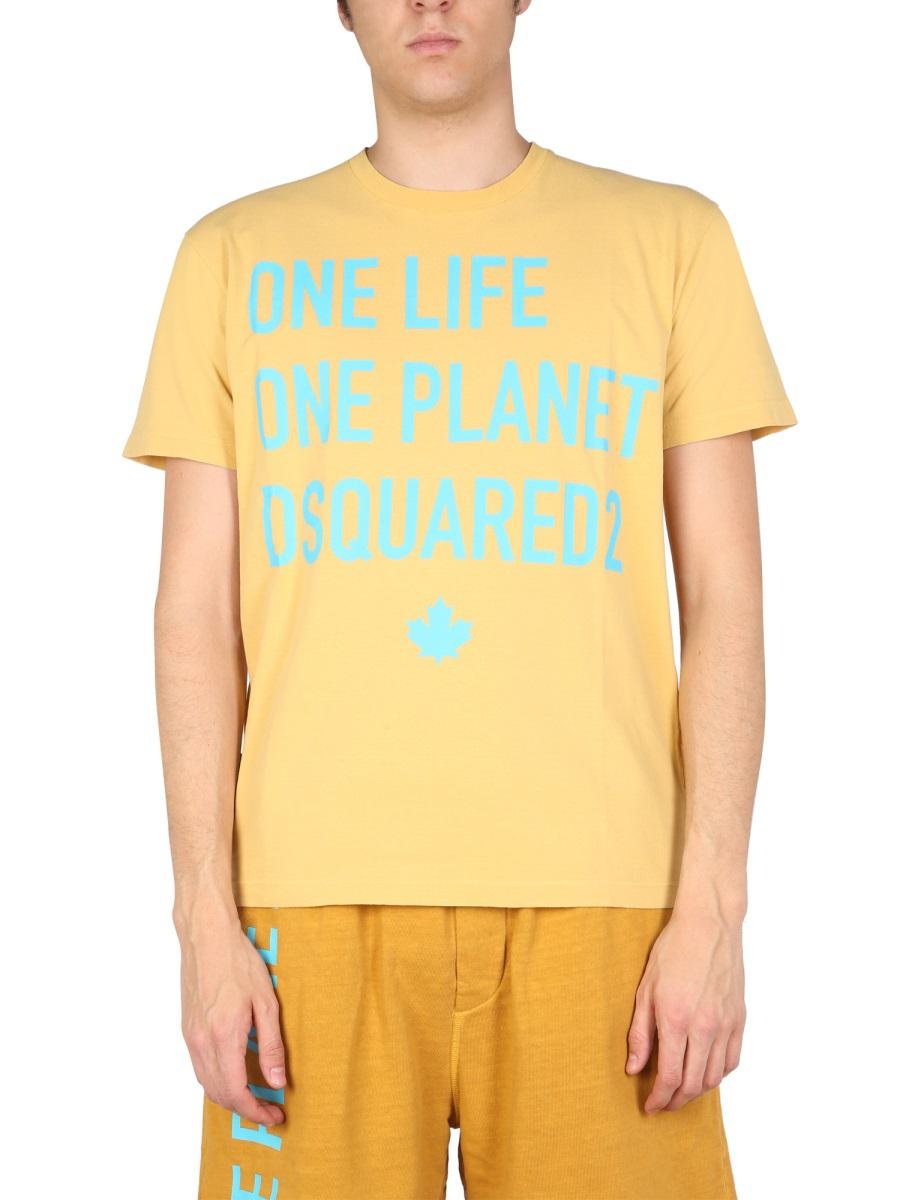 DSQUARED2 "ONE LIFE ONE PLANET" T-SHIRT - 1