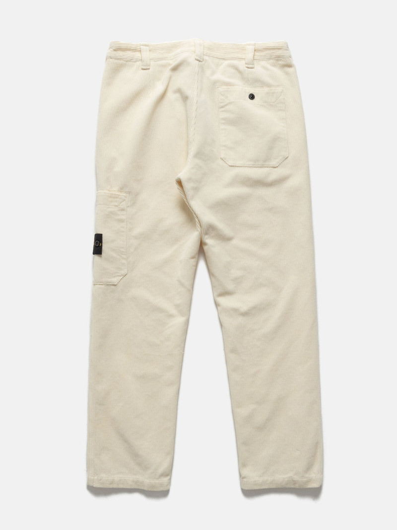 Organic Cotton Corduroy 800 Trousers Ivory 5