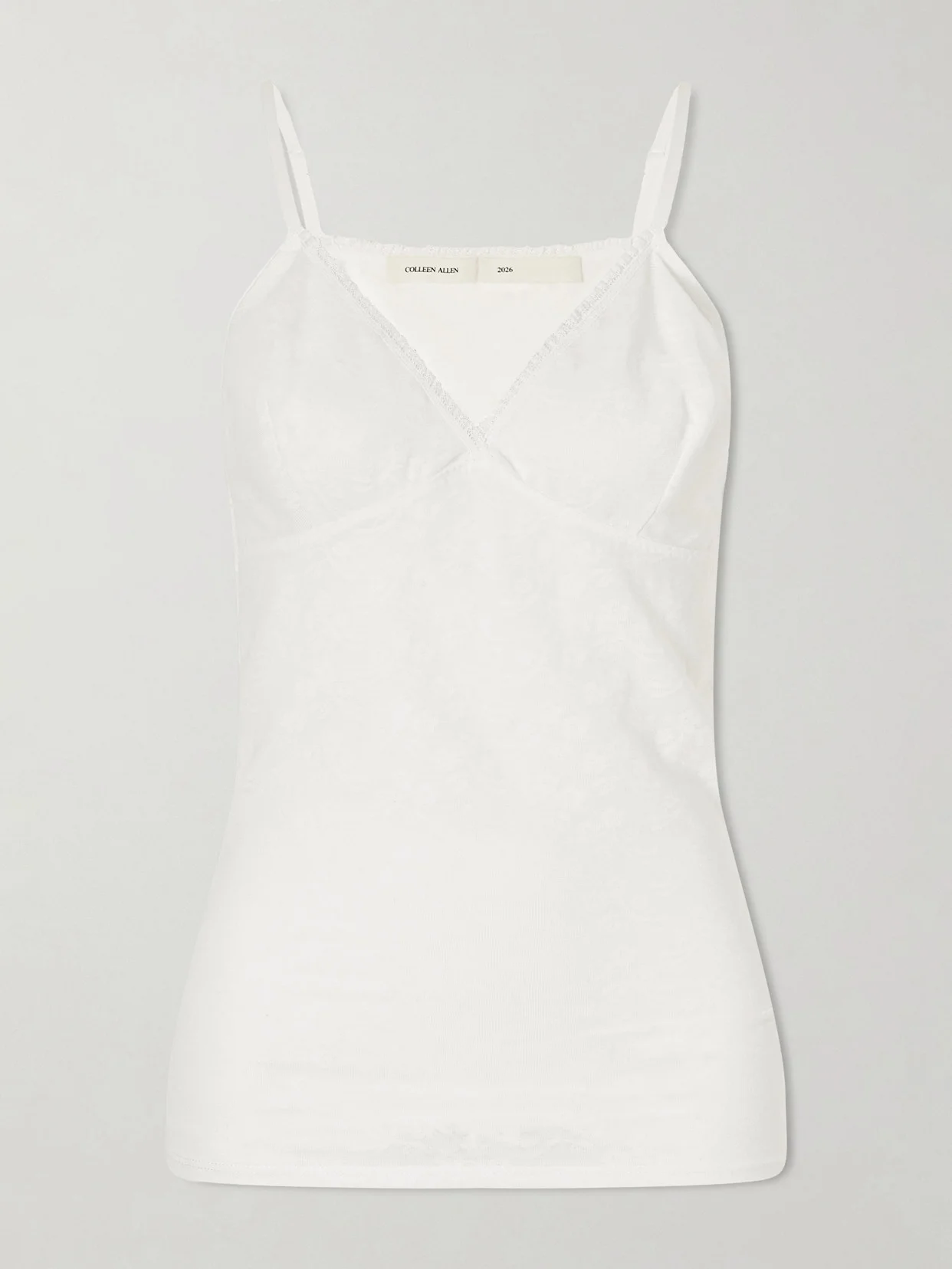 Floral Vintage Mesh Tank - 1